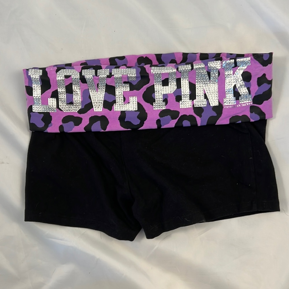 Pink Victoria's Secret athletic shorts. Size M.